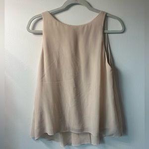 Alice & Olivia blush pink sleeveless blouse